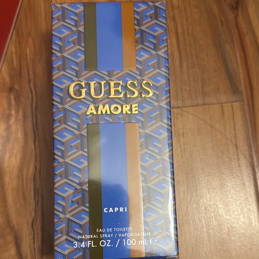 Guess Amore Capri Fragrance in Blue and Gold